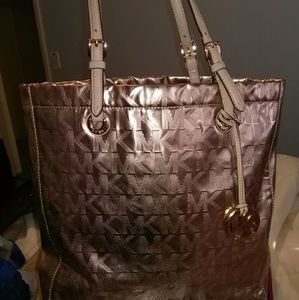 Authentic Rose Gold Michael Kors purse